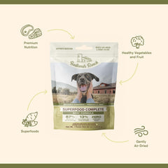 Superfood Complete, Air-Dried Adult Dog Food - High Protein, Zero Fillers, BADLANDS RANCH Superfood Nutrition by Katherine Heigl (326 Grams, Beef)
