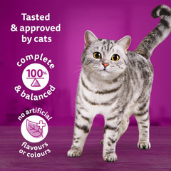 WHISKAS Meaty Selections Adult Dry Cat Food With Real Chicken, 2kg bag