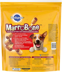 PEDIGREE Marrobone Adult Dog Treats – Real Beef Flavour with Real Bone Marrow - Vitamins Enriched – 3KG Pouch
