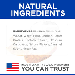 Hills Natural Baked Light Biscuits with Real Chicken, Treats for Small dogs, 8 oz bag
