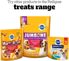 PEDIGREE Marrobone Adult Dog Treats – Real Beef Flavour with Real Bone Marrow - Vitamins Enriched – 3KG Pouch