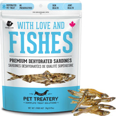 The Granville Island Pet Treatery Sardines for Dogs & Sardines for Cats (90g, Pack of 1) - Dehydrated Single Ingredient Dog Treats - All Natural Dog Treats, Grain Free – Dog Training Treats