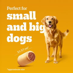 PEDIGREE Marrobone Adult Dog Treats – Real Beef Flavour with Real Bone Marrow - Vitamins Enriched – 3KG Pouch