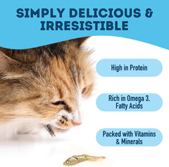 The Granville Island Pet Treatery Sardines for Dogs & Sardines for Cats (90g, Pack of 1) - Dehydrated Single Ingredient Dog Treats - All Natural Dog Treats, Grain Free – Dog Training Treats