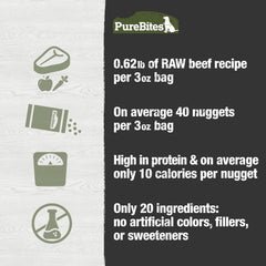 PureBites Dog Food • Topper 85g | Beef Recipe | Made in USA