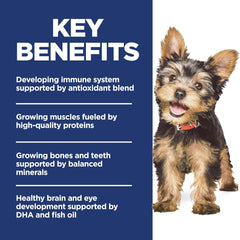 Hill's Science Diet Puppy Small & Mini Chicken Meal & Brown Rice Recipe Dry Dog Food, 4.5 lb bag