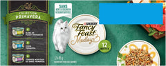 Fancy Feast Medleys Wet Cat Food, Primavera Collection Variety Pack 3 Flavours - 85 g Can (12 Pack)