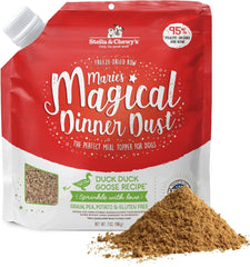 Stella & Chewy's Freeze-Dried Raw Cage-Free Duck Recipe Marie's Magical Dinner Dust for Dogs, 198g Bag
