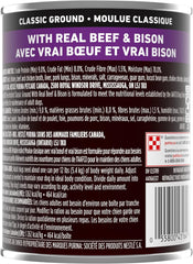 Purina ONE Classic Ground True Instinct Wet Dog Food, Beef & Bison - 368 g Can (12 Pack)