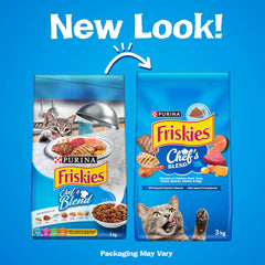 Friskies Chef's Blend Dry Cat Food - 7.5 kg Bag