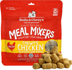 Stella & Chewy’s Freeze Dried Raw Chewy’s Chicken Meal Mixer – Dog Food Topper for Small & Large Breeds – Grain Free, Protein Rich Recipe – 99g Bag