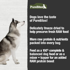 PureBites Dog Food • Topper 85g | Beef Recipe | Made in USA