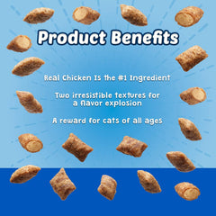 Blue Buffalo Bursts with Paw-Licken Chicken Cat Treats, 340g tub