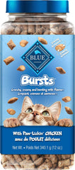 Blue Buffalo Bursts with Paw-Licken Chicken Cat Treats, 340g tub