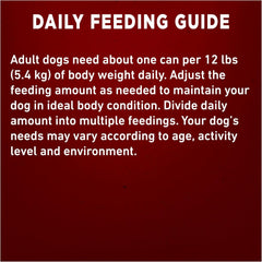 Purina ONE Classic Ground True Instinct Wet Dog Food, Beef & Bison - 368 g Can (12 Pack)