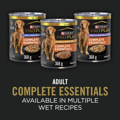 Purina Pro Plan Complete Essentials Dry Dog Food, Shredded Blend Beef & Rice - 15.9 kg Bag