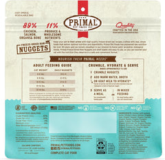 Primal Pet Foods Freeze-Dried Feline Chicken and Salmon Formula 5.5 Oz