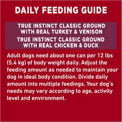 Purina ONE Classic Ground True Instinct Wet Dog Food, Variety Pack 2 Flavours - 368 g Can (6 Pack)