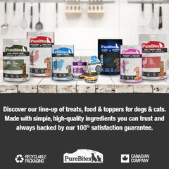 PureBites Dog Food • Topper 85g | Beef Recipe | Made in USA