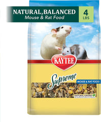 Kaytee Supreme Mouse and Rat Food, 4-lb Bag