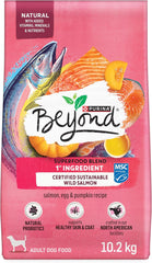 Beyond Superfood Blend Natural Dry Dog Food, Wild Caught Salmon, Egg & Pumpkin - 10.2 kg Bag