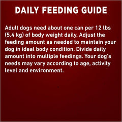 Purina ONE Classic Ground True Instinct Wet Dog Food, Beef & Bison - 368 g Can (12 Pack)