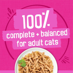 Friskies Shredded Wet Cat Food, Poultry & Fish Combo Variety Pack 4 Flavours - 156 g Can (32 Pack)