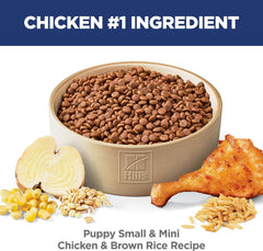 Hill's Science Diet Puppy Small & Mini Chicken Meal & Brown Rice Recipe Dry Dog Food, 4.5 lb bag