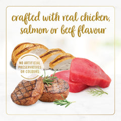 Fancy Feast Wet Cat Food, Pate Assorted Variety Pack 3 Flavours - 85 g Can (24 Pack)